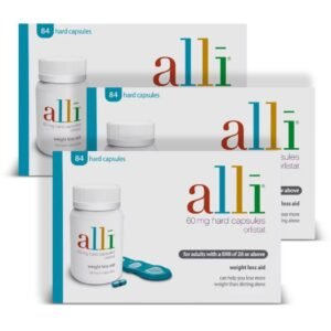 alli weight loss capsules 60mg – 84 capsules – 3 pack